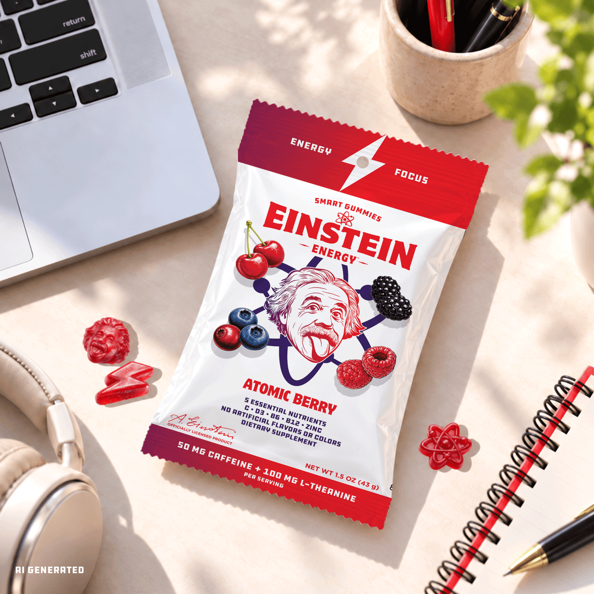 Smart Gummies - Atomic Berry - Energy + Focus